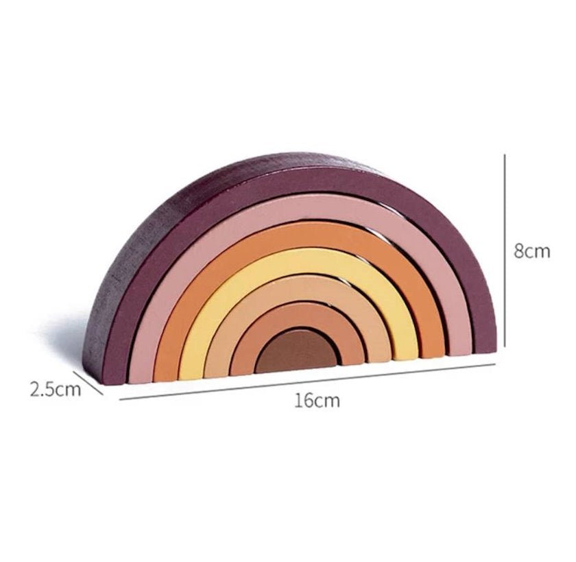 Rainbow building blocks