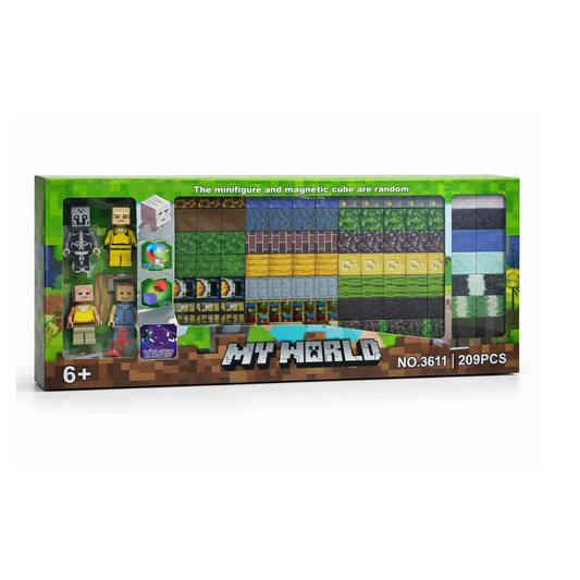 209 pcs magnetic cubes set