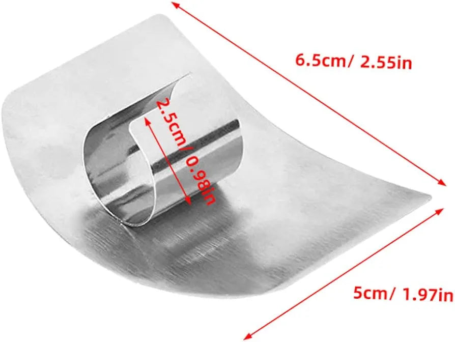 Stainless steel finger guard
