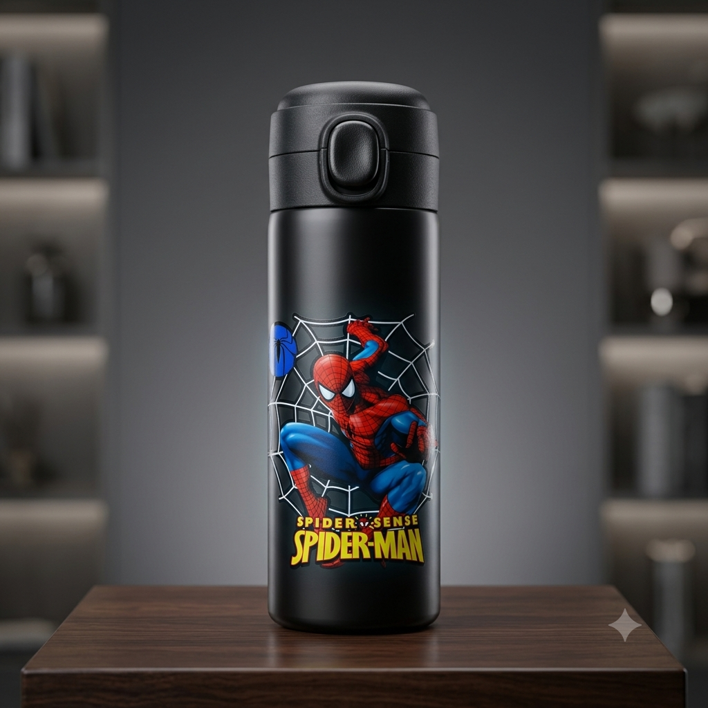 Spiderman stainless steel bottle