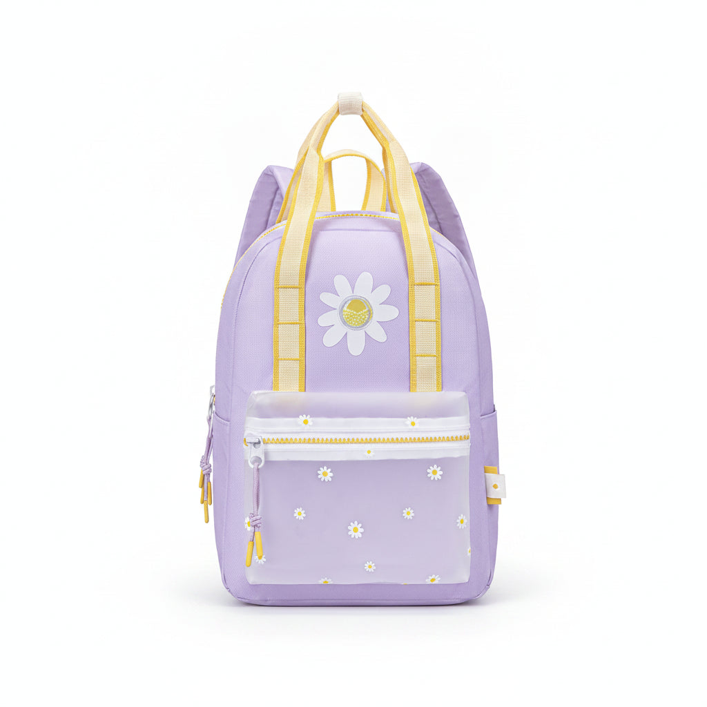 Daisy lilac backpack 1 part