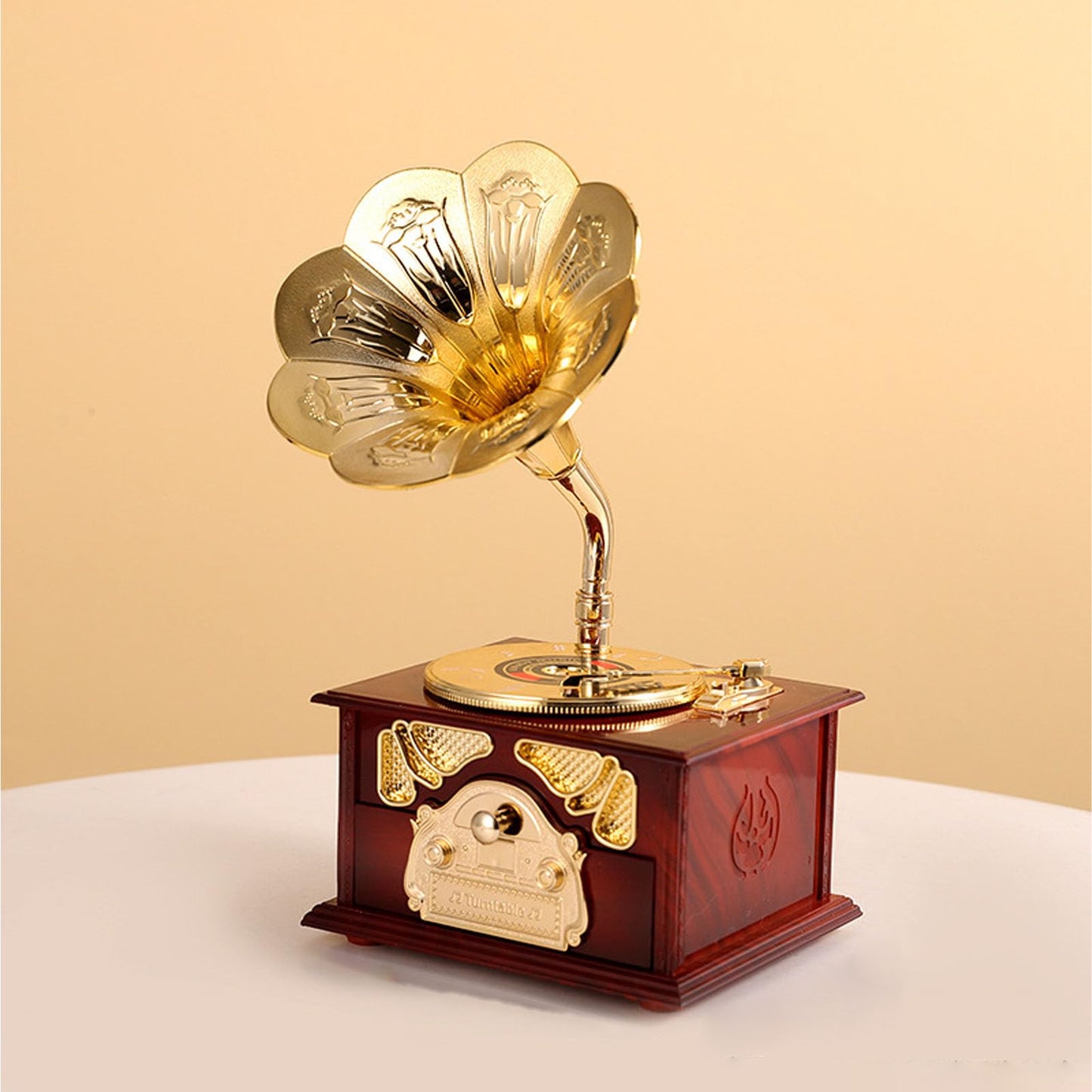Vintage gramophone music box - 23 cm