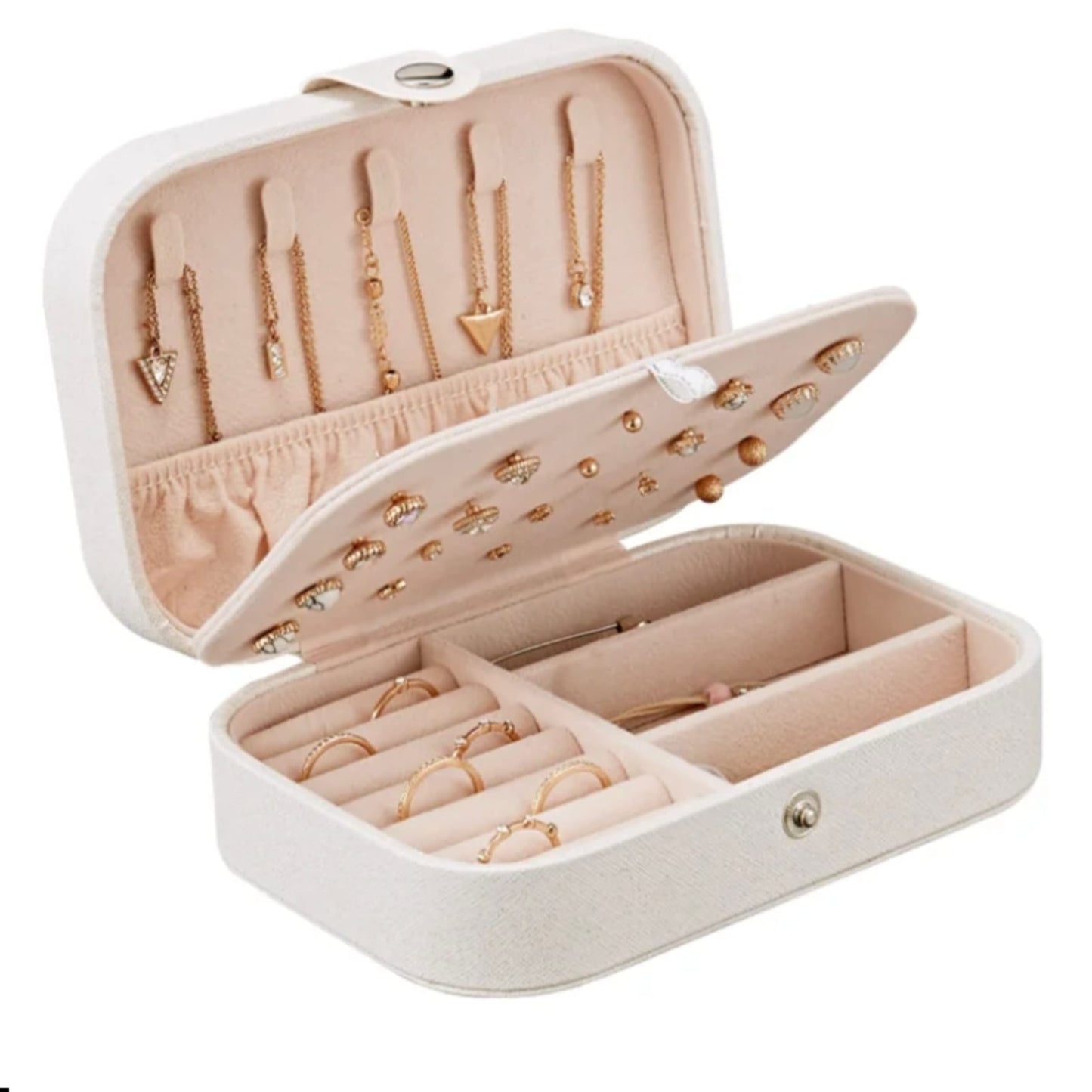 Compact jewelry organizer box