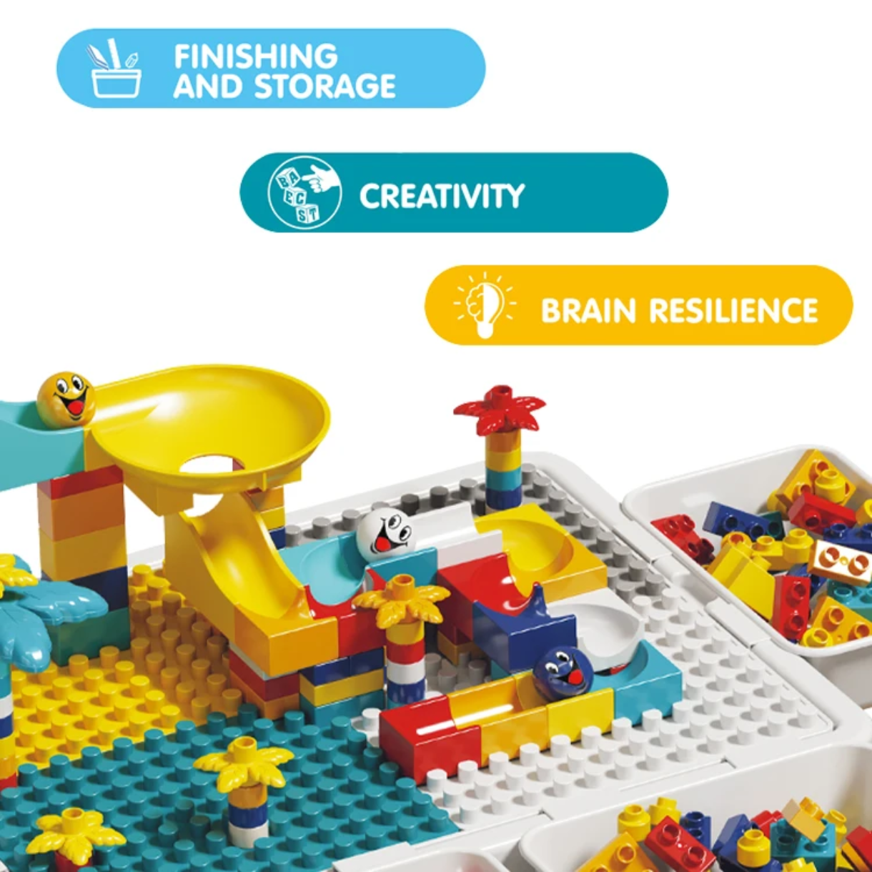 Building blocks study table