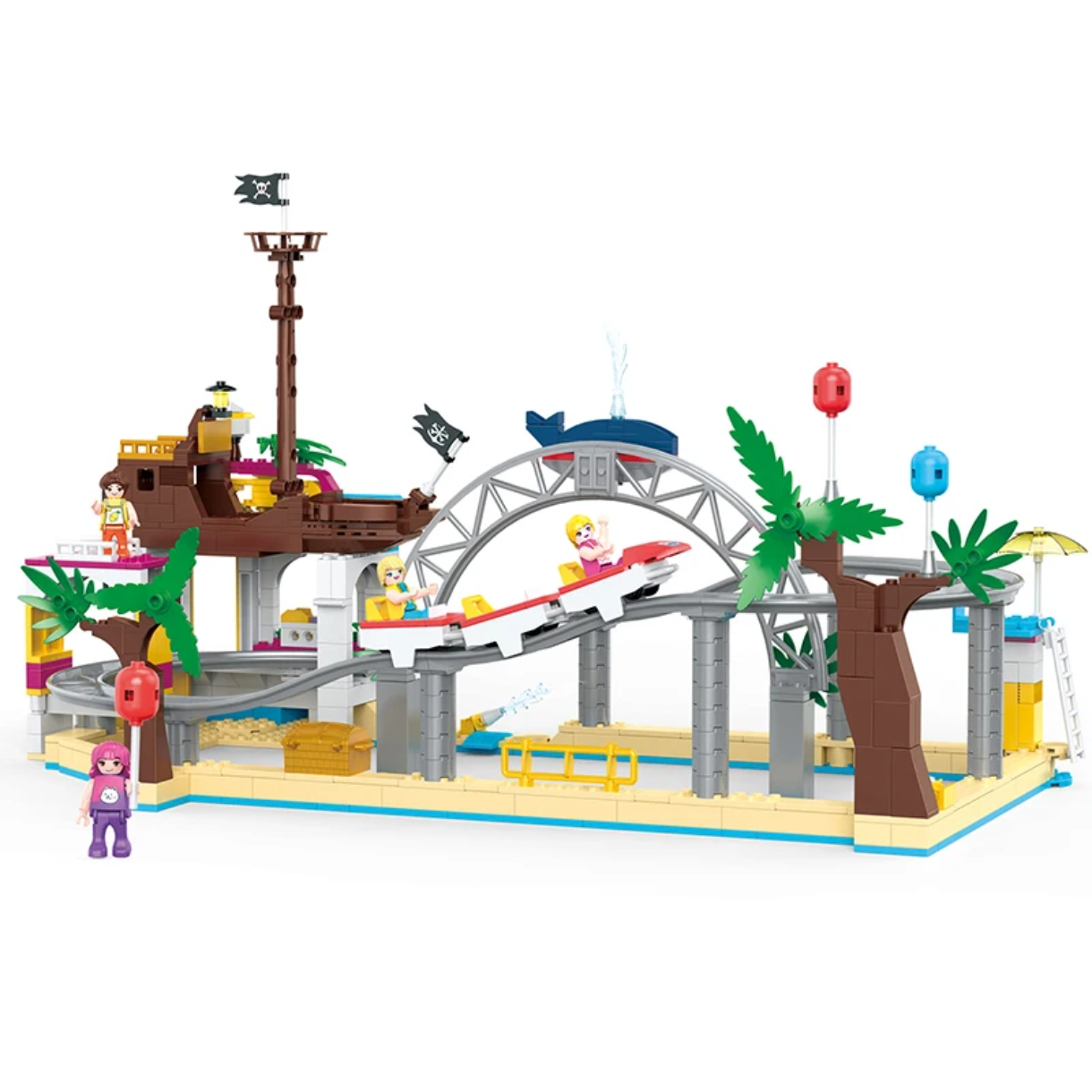 Cogo roller coaster set
