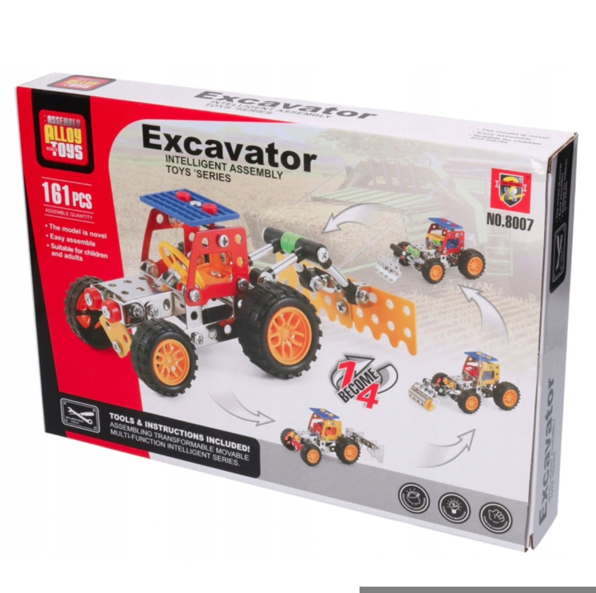 Metal assembly excavator