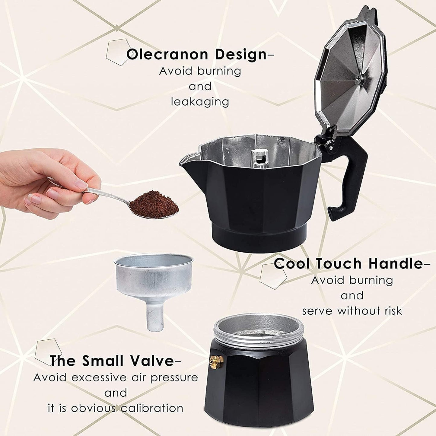 Stovetop espresso machine - 300 ml