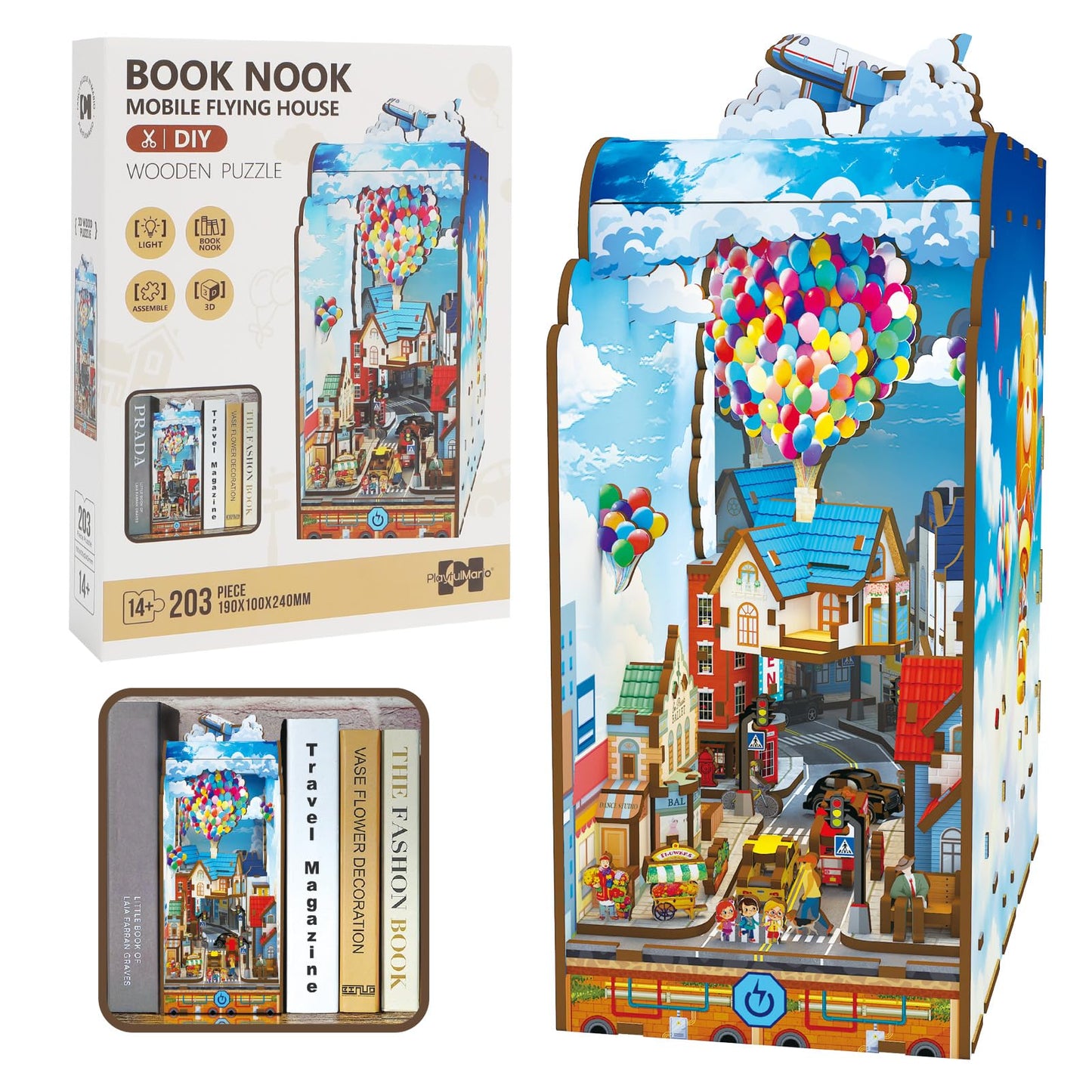 Book nook 3D puzzle