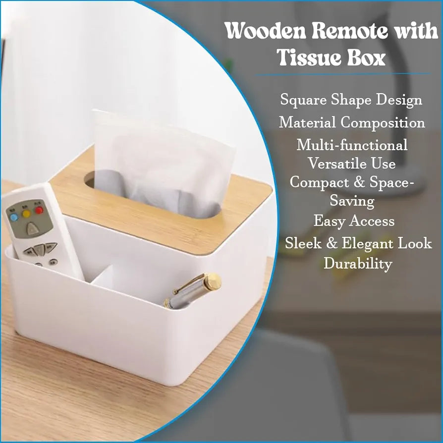 Tissue box and organizer