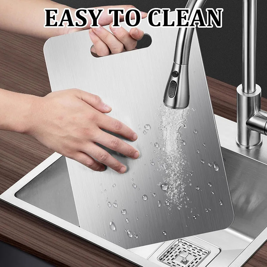 Stainless steel cutting board