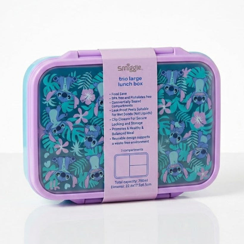 Smiggle stitch lunch box