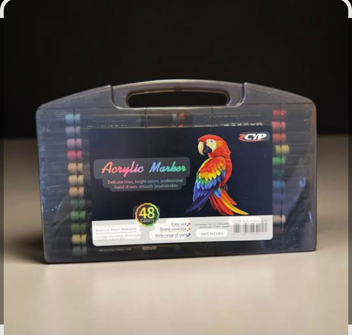 48 colors acrylic markers
