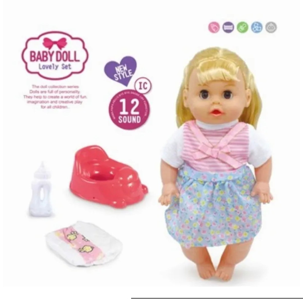 Doll with 20 accessories