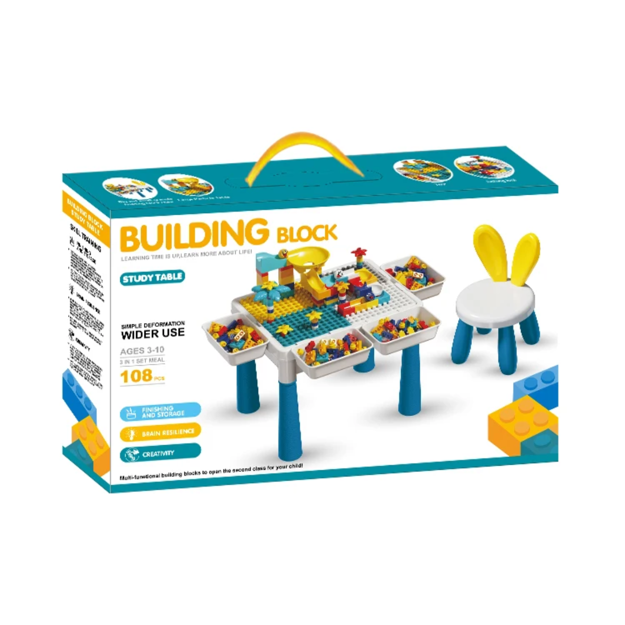 Building blocks study table