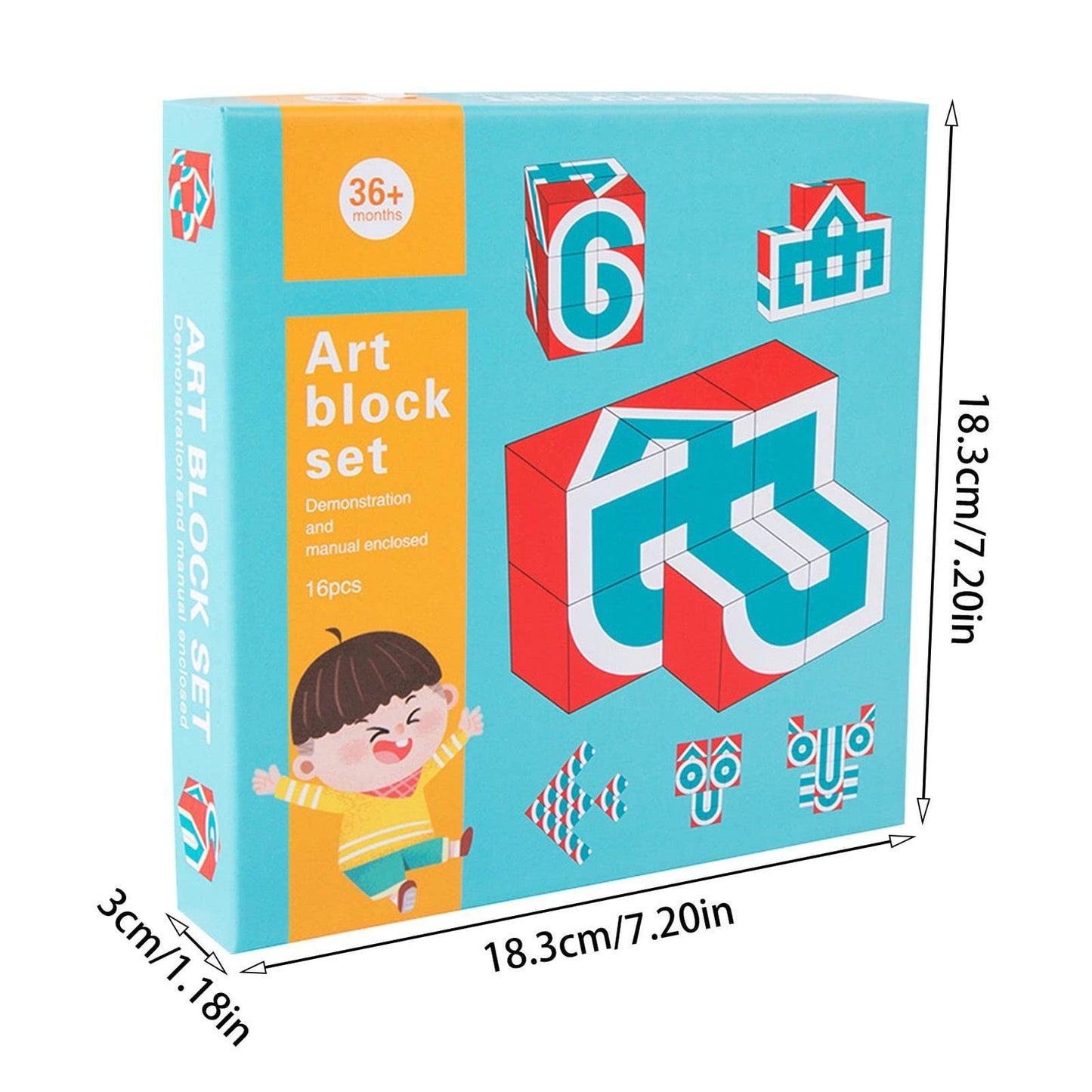 Art block brain challenge game