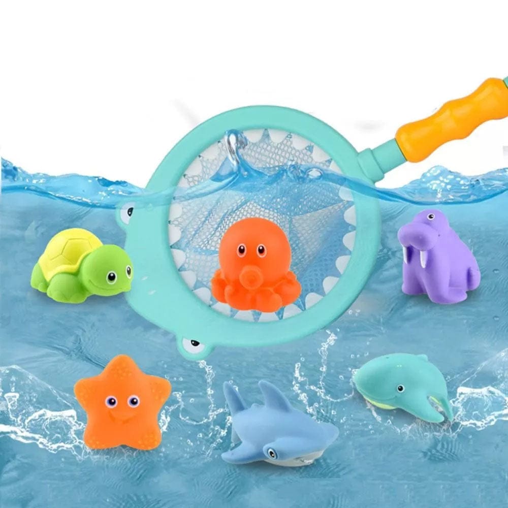 Catch bath toys set