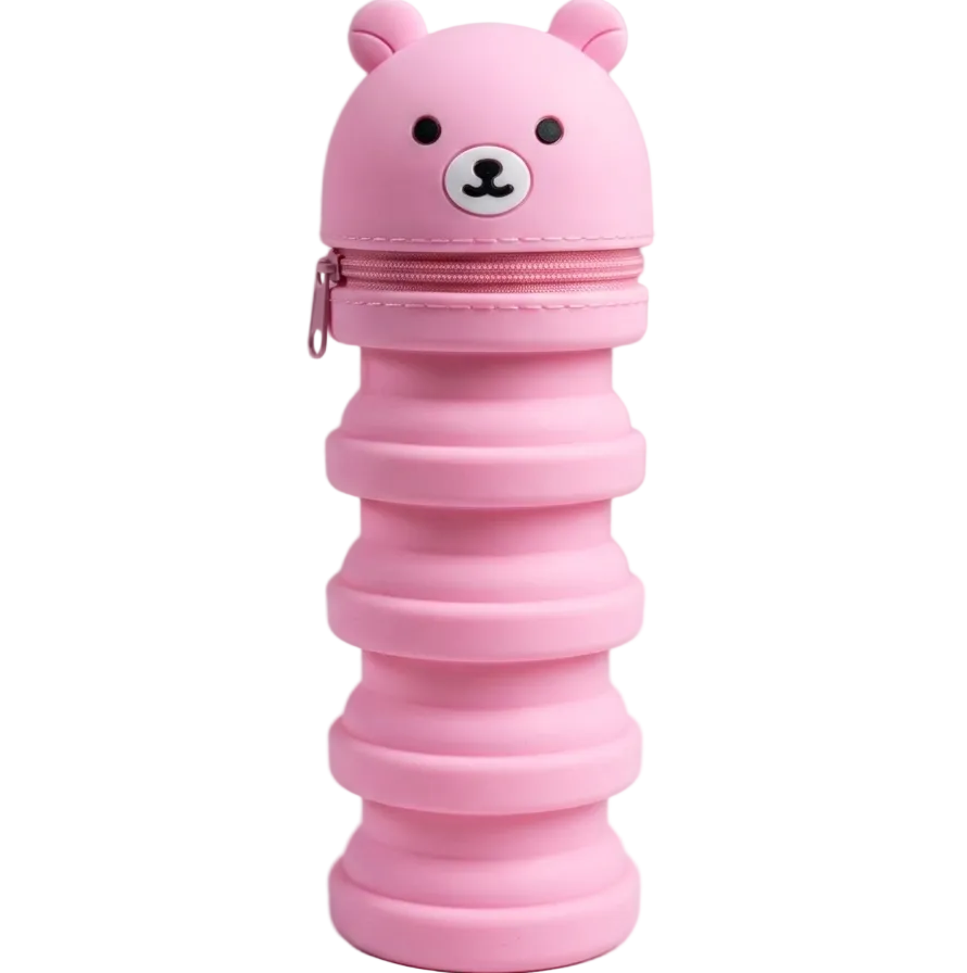 Silicone pencil case