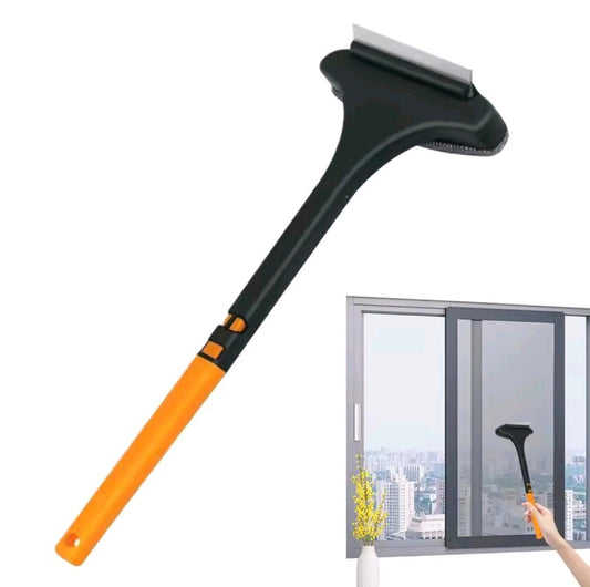 Window mosquito mesh cleaning brush