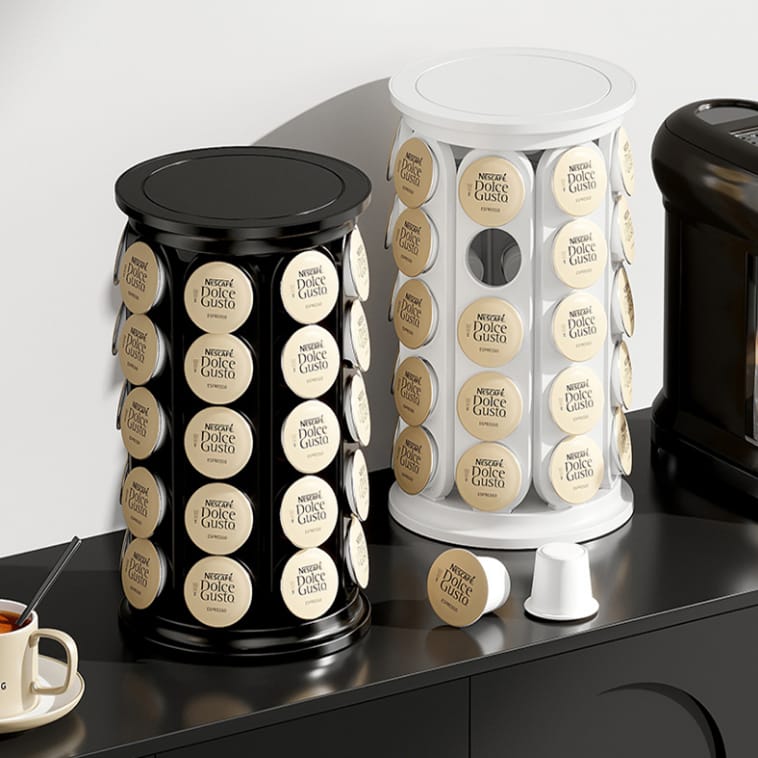 Rotating capsules plastic dolce gusto stand