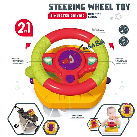 Steering wheel toy