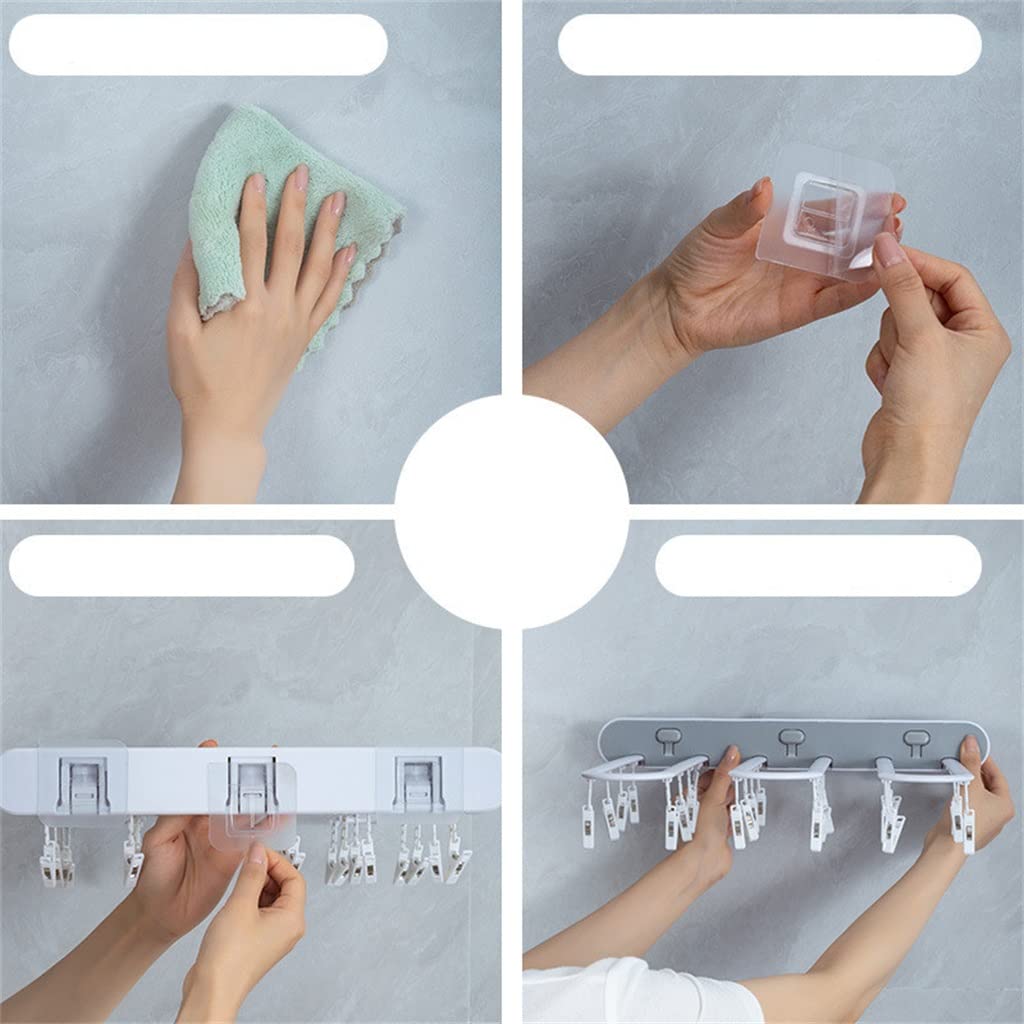 Folding drying hanger