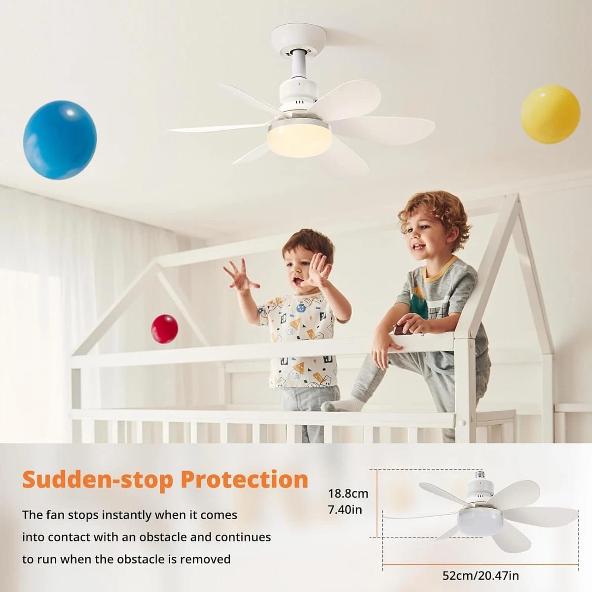 2 in 1 ceiling fan and light