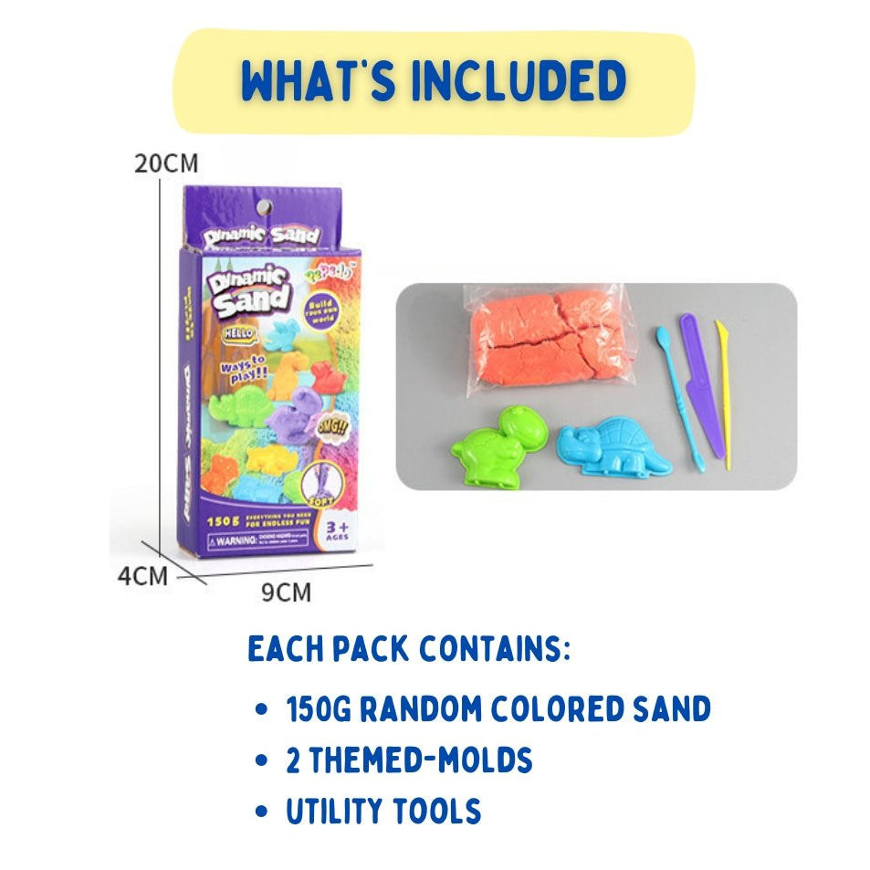 Dynamic play sand kit