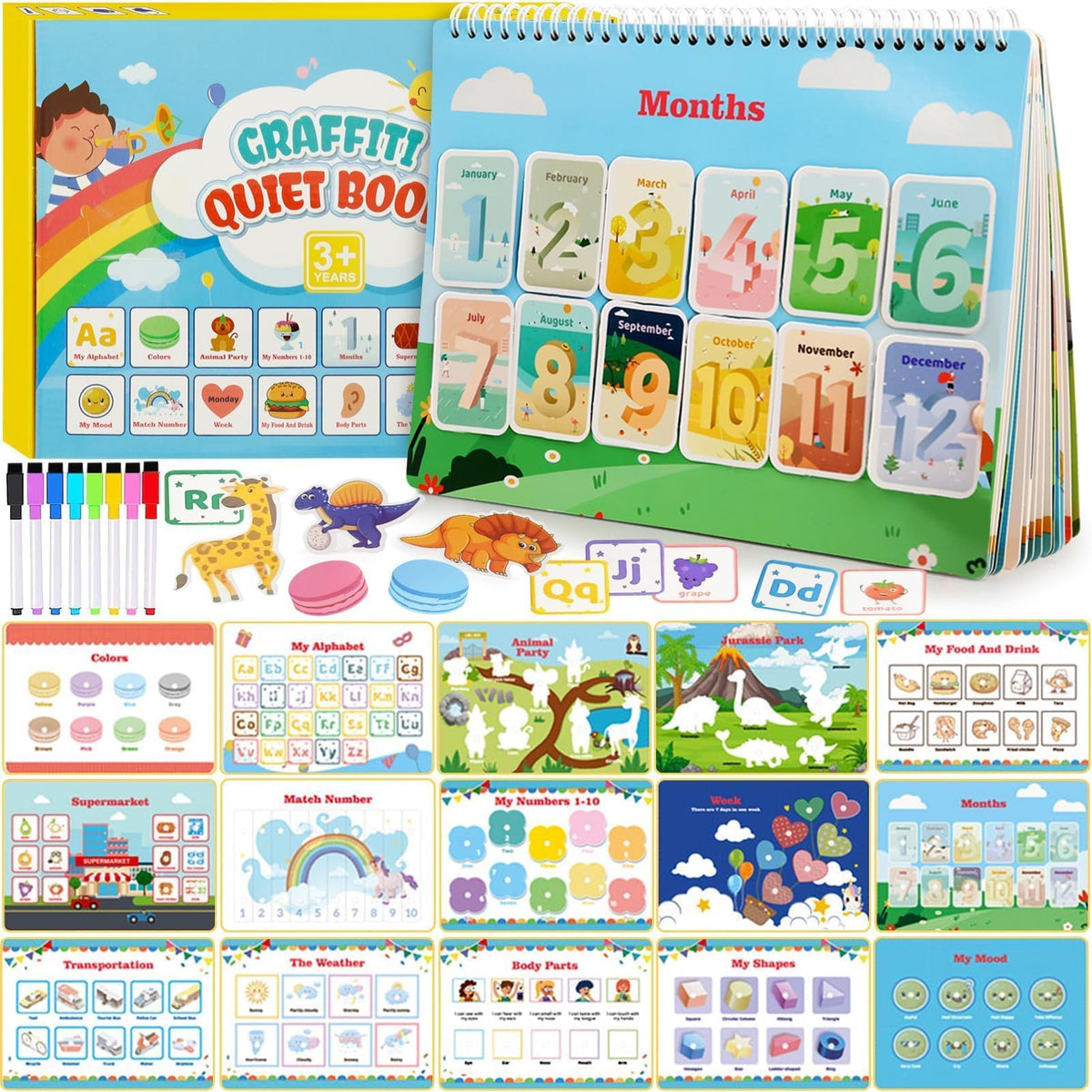 Graffiti quiet book