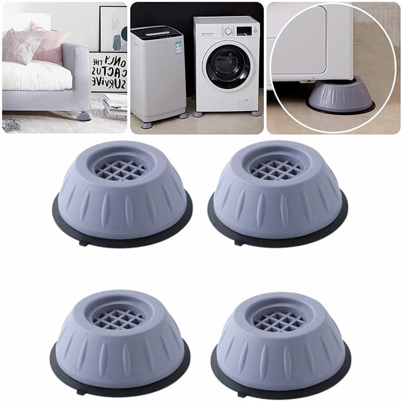 Anti slip washing machine feet