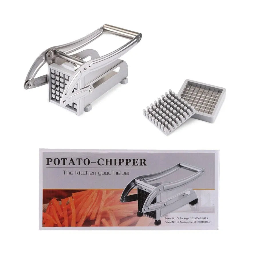 Stainless steel potato chipper