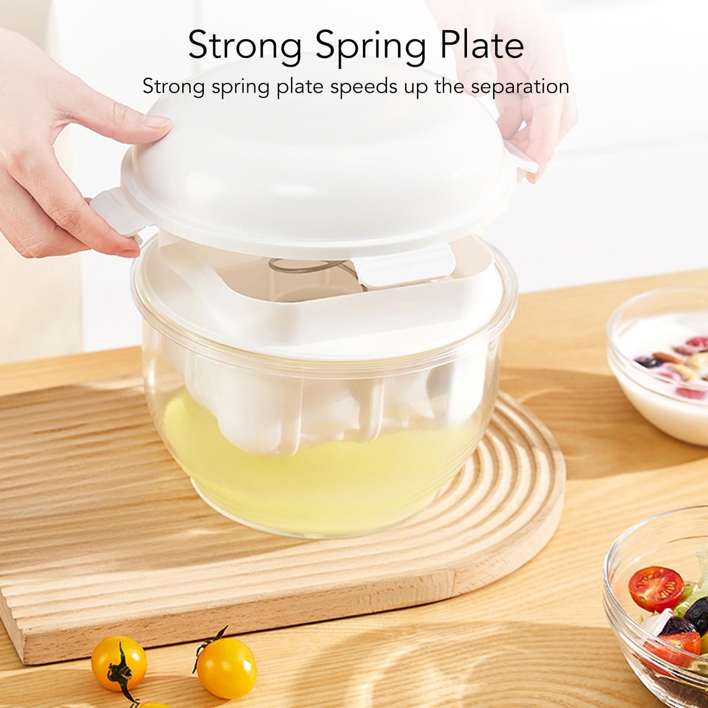 Large yogurt and labne strainer