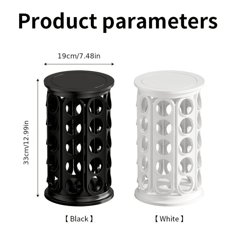 Rotating capsules plastic dolce gusto stand