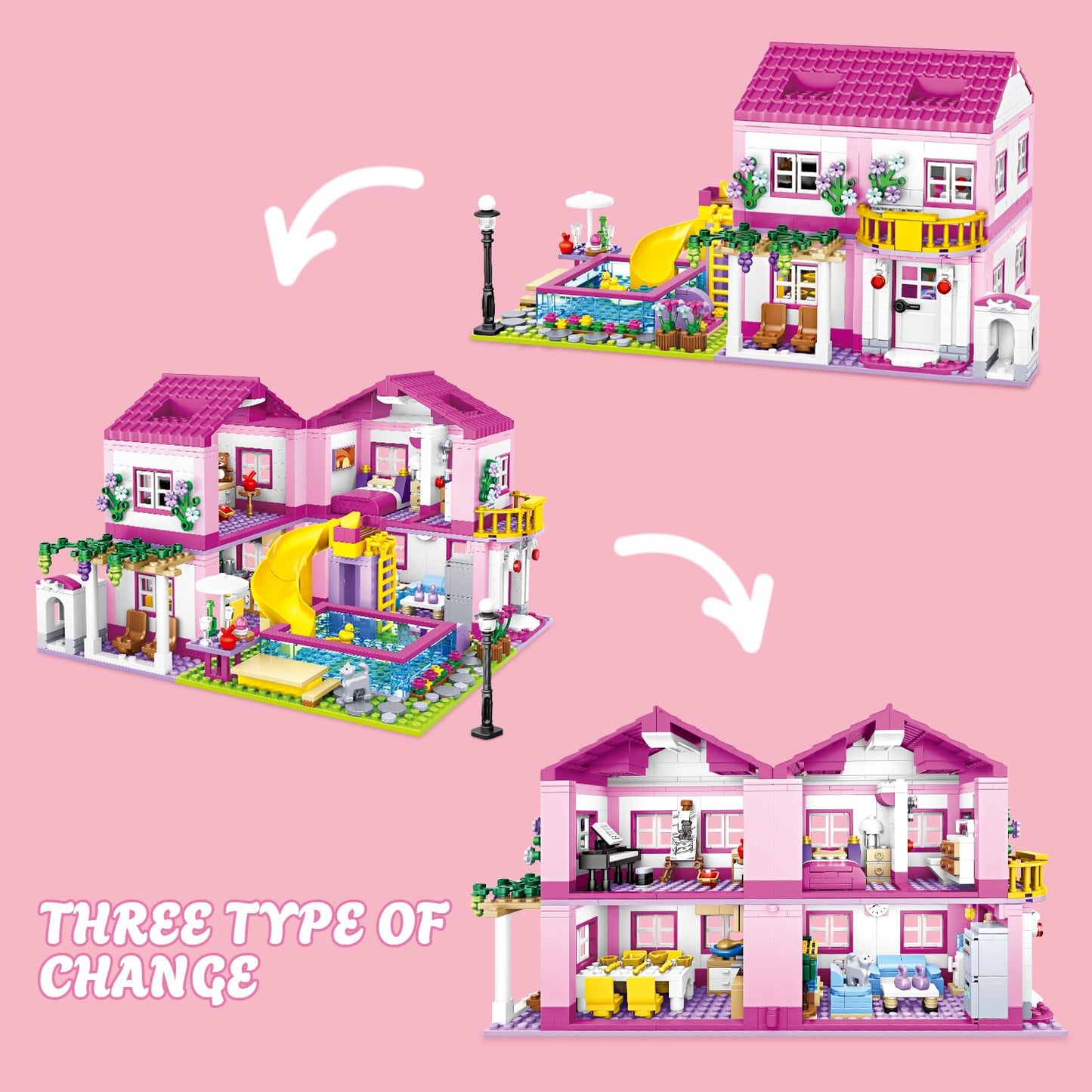 Summer villa blocks set