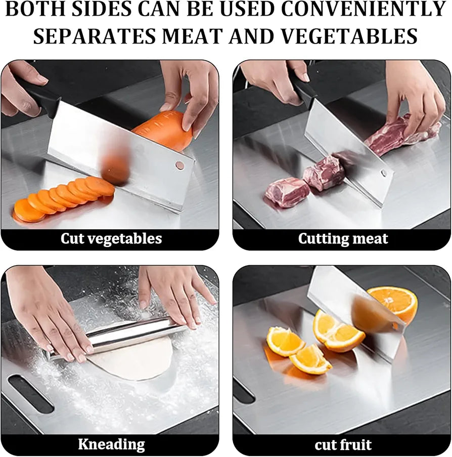 Stainless steel cutting board