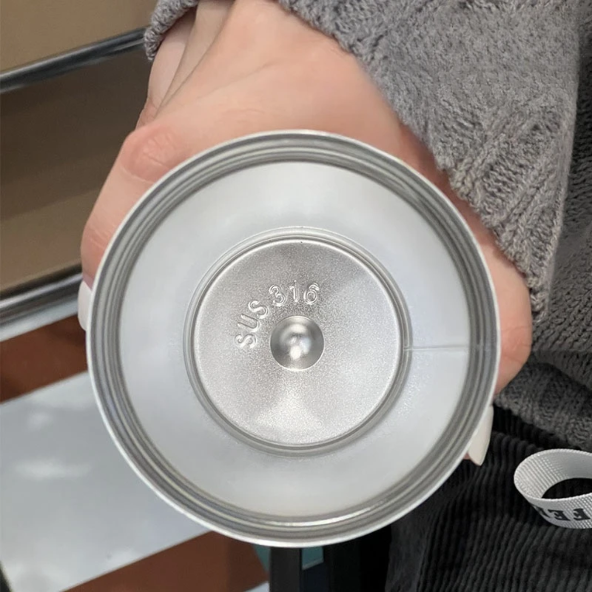 Stainless steel Christmas mug