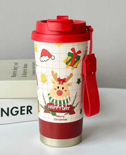 Stainless steel Christmas mug
