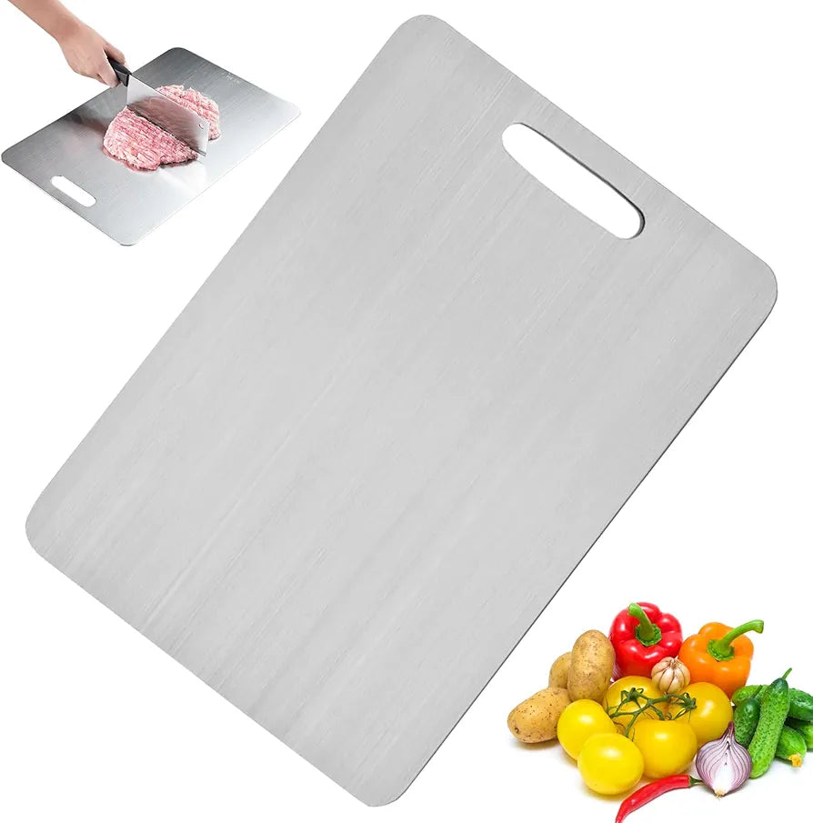 Stainless steel cutting board