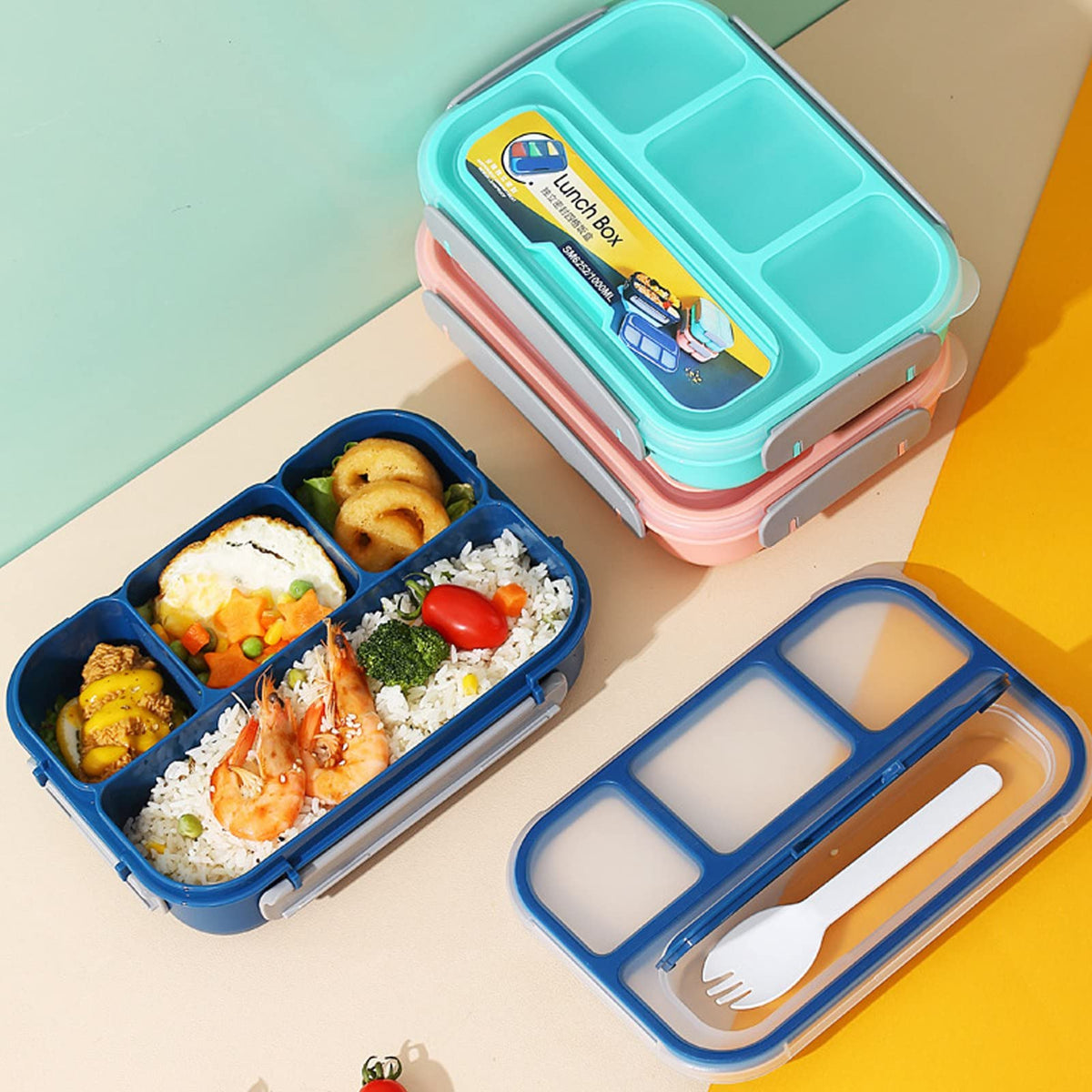 Silicone lunch box 1300 ml
