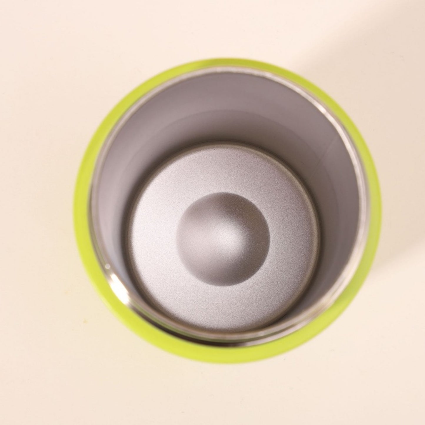 Stainless steel thermal cup with straw