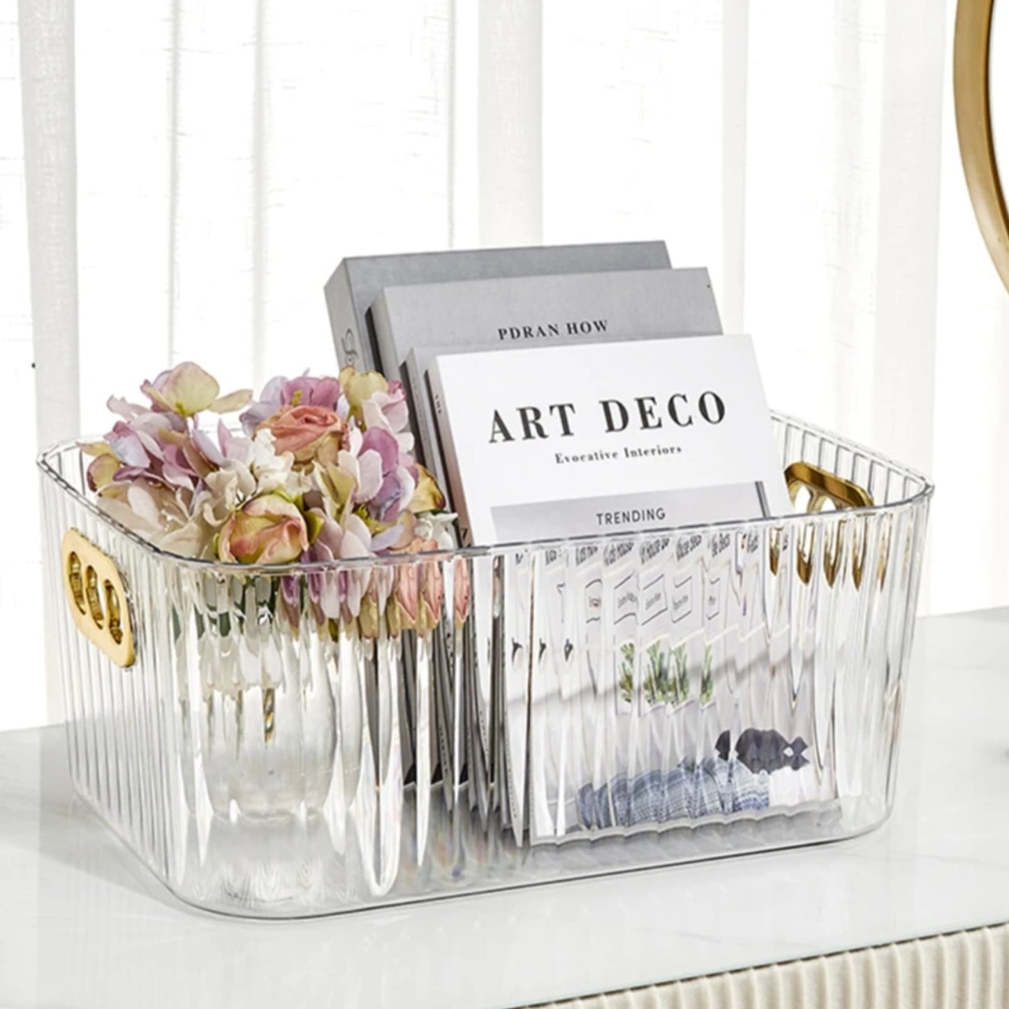 Plexi storage basket