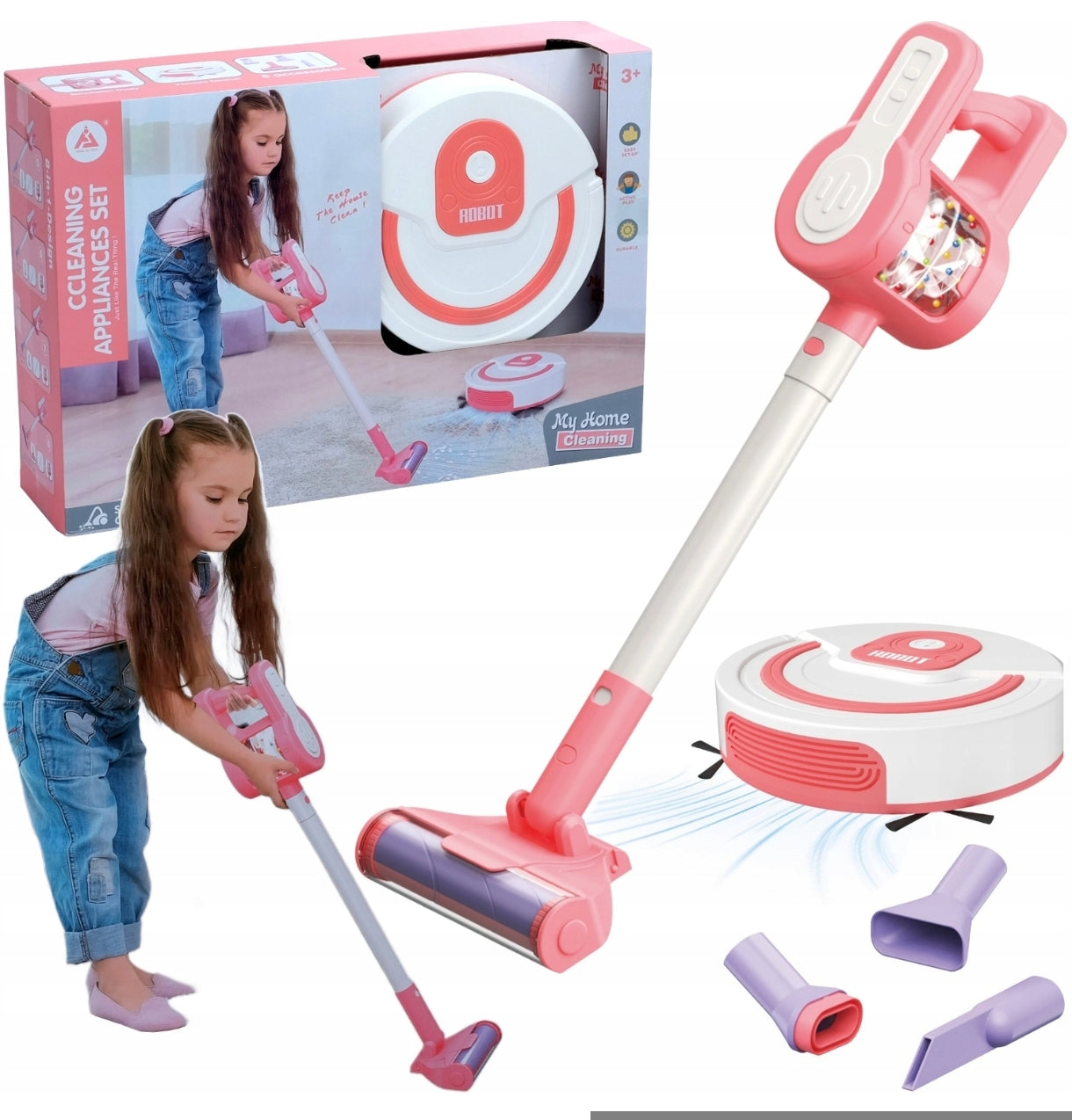 Vacuum cleaner toy set