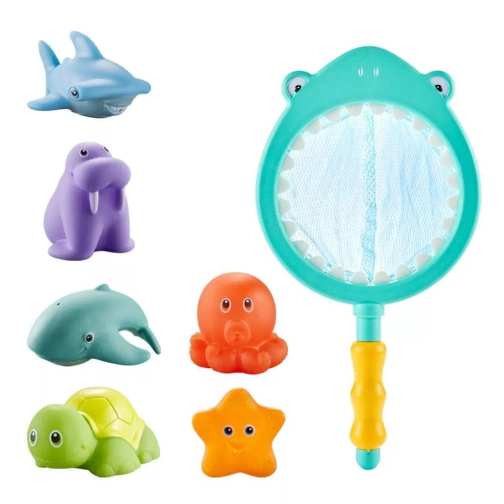 Catch bath toys set
