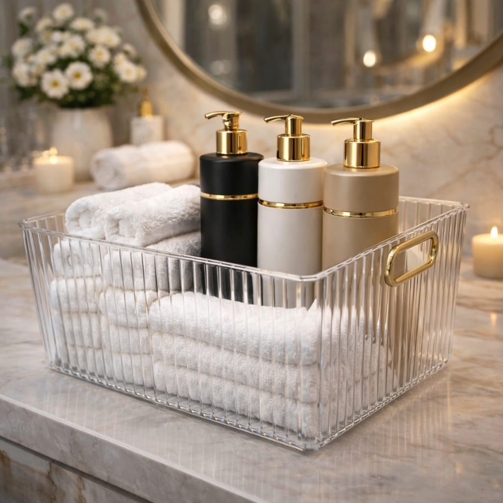 Plexi storage basket