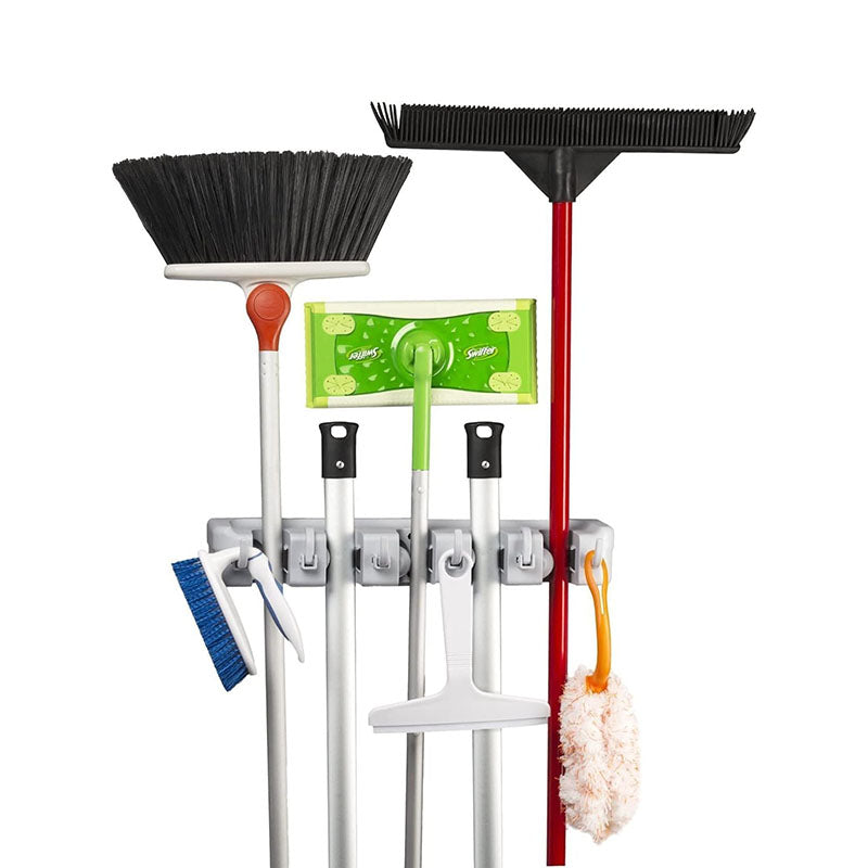 Large broom wall mounted hanger (5 slots)