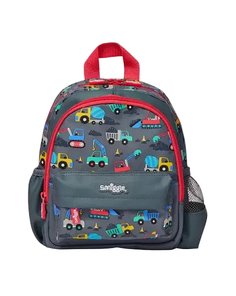 Smiggle tiny vehicles backpack