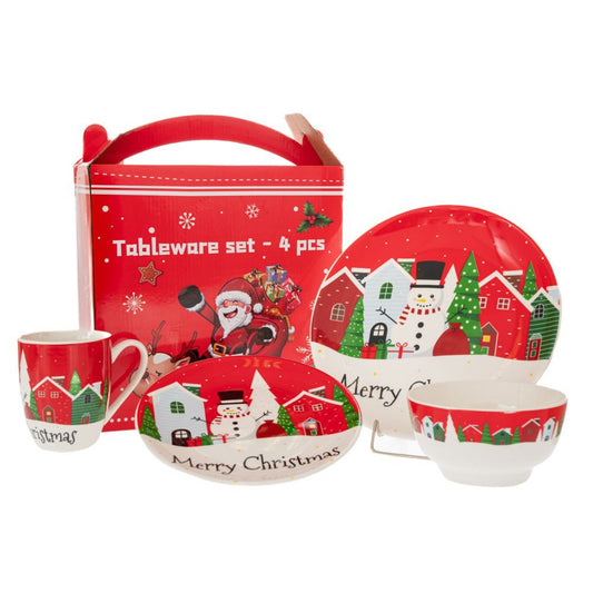 Christmas dinnerware - 4 pcs