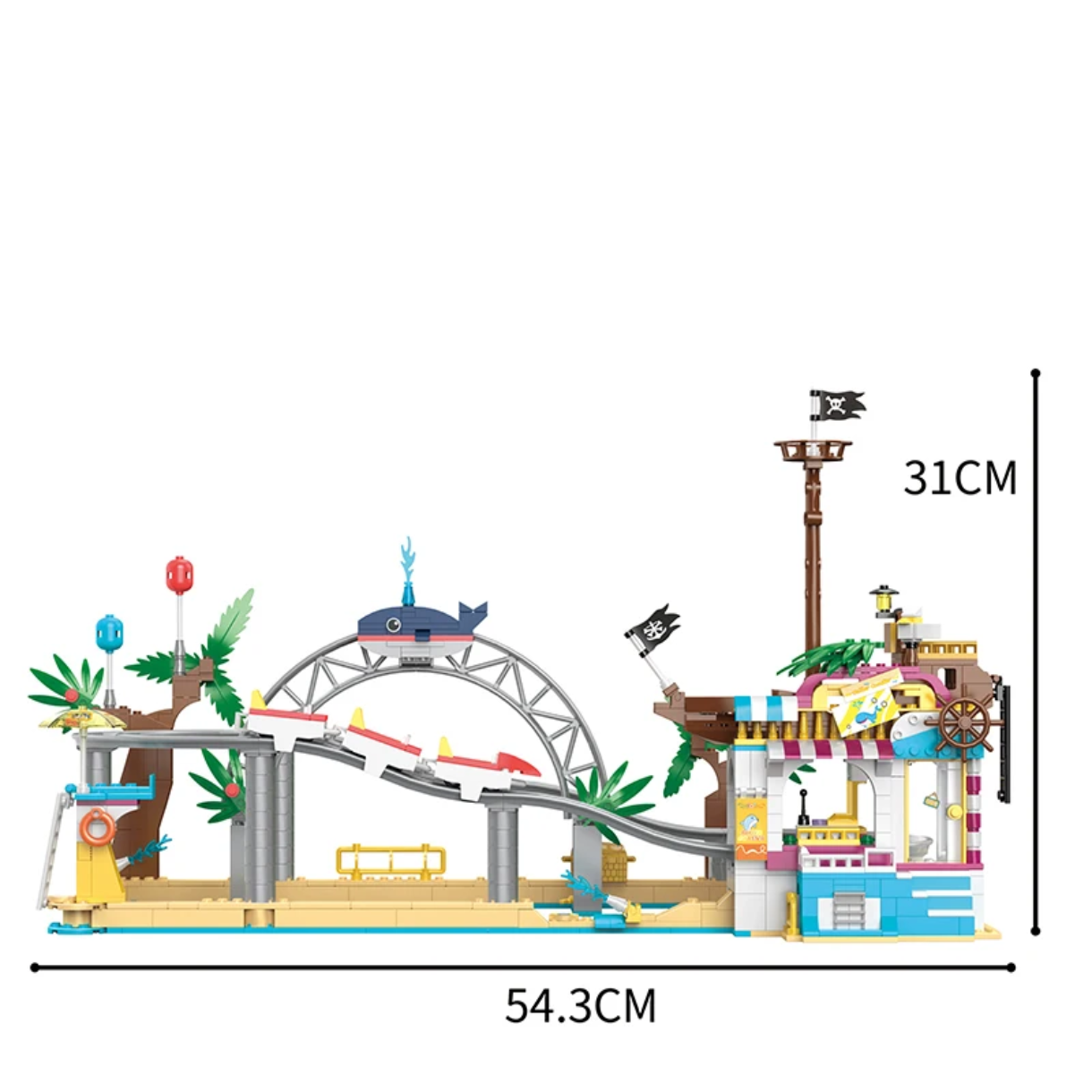Cogo roller coaster set