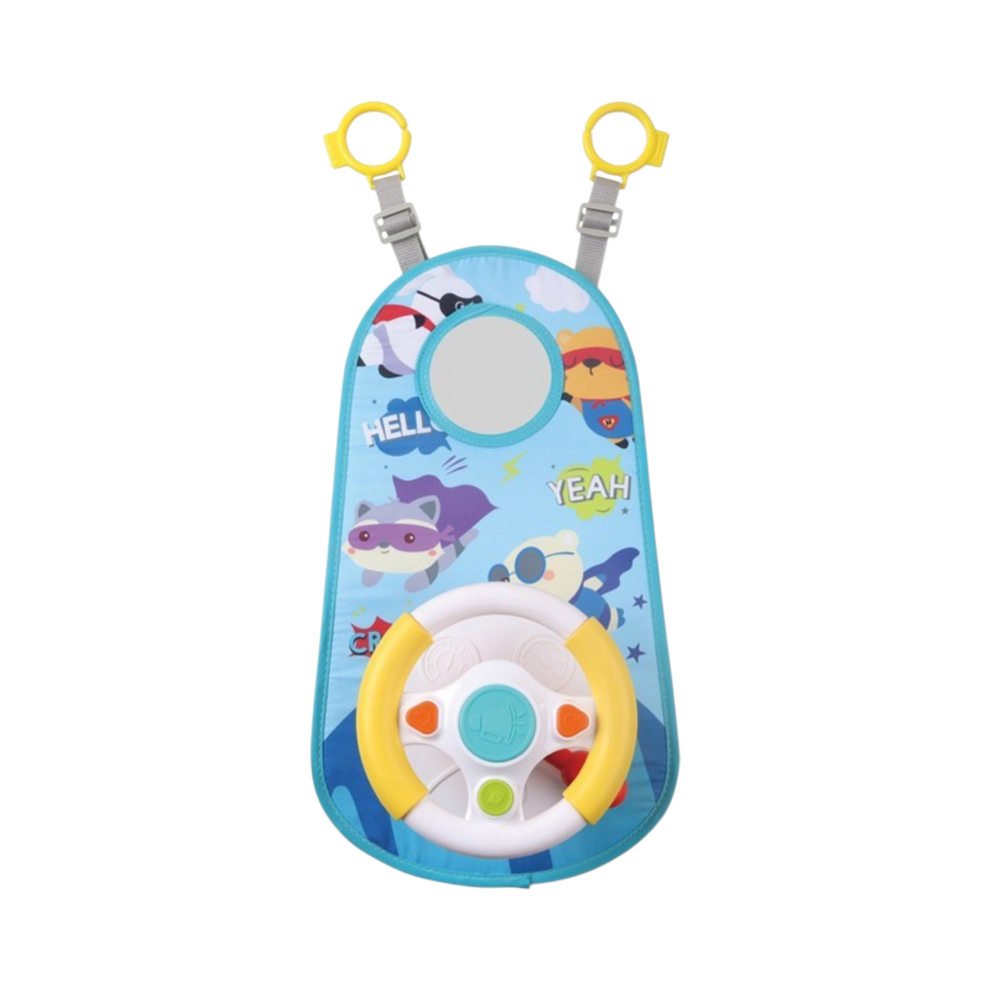 Baby steering wheel toy