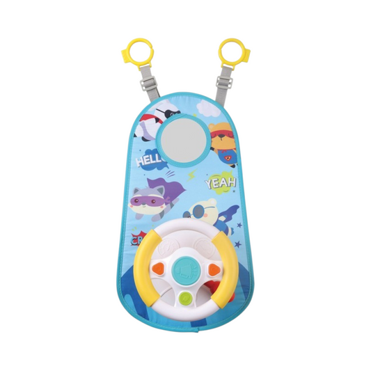 Baby steering wheel toy