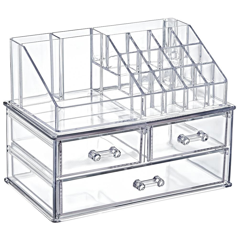 Plexi cosmetic organizer set